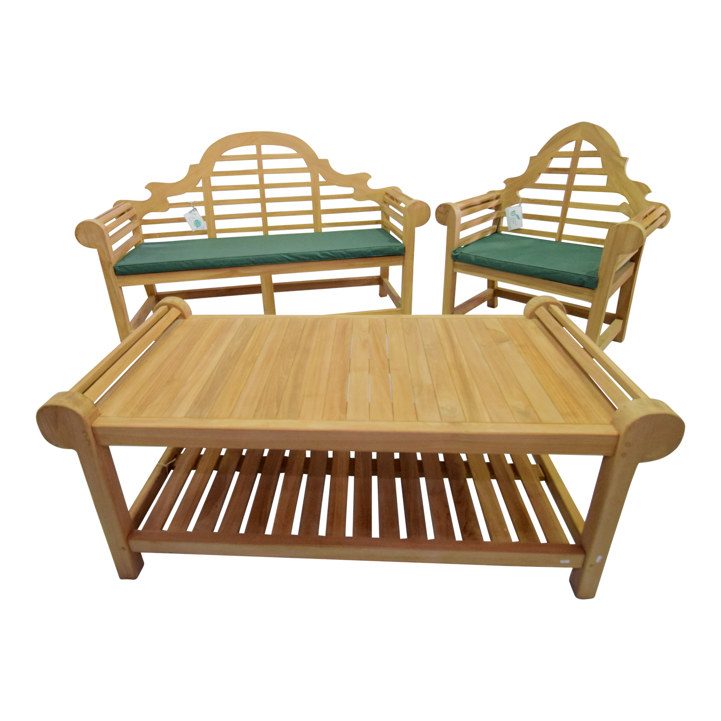 Classic Lutyens Marlborough Teak Bench