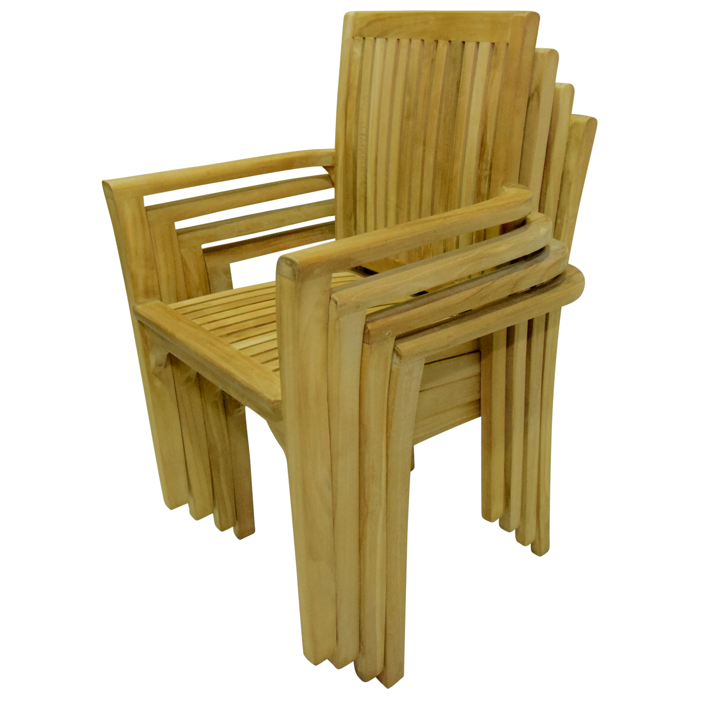 Teak Stacking Dining Garden Chair