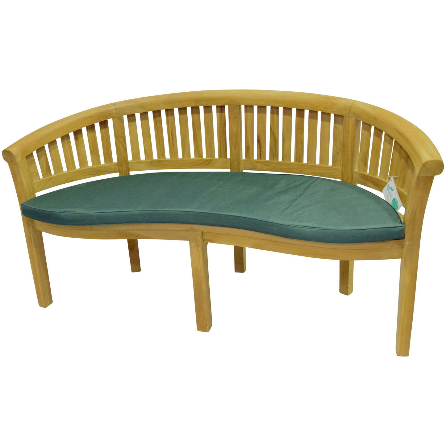 Luxury Refined Teak Banana Bench