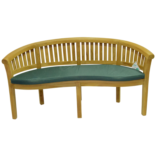 Luxury Refined Teak Banana Bench