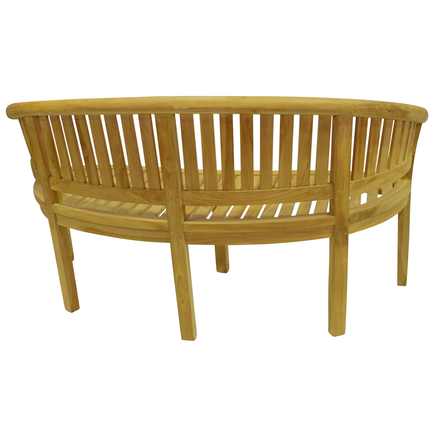 Luxury Refined Teak Banana Bench