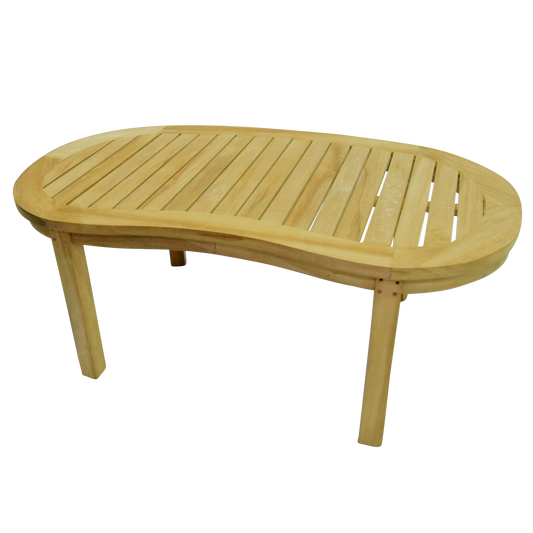 Luxury Refined Teak Banana Curved Coffee Table